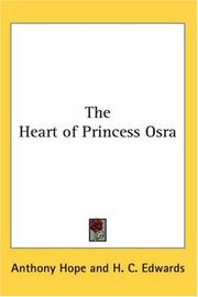 Front cover of The heart of Princess Osra by Anthony Hope