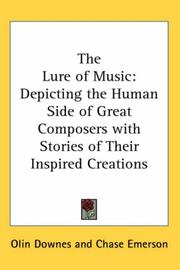Front cover of The lure of music by Olin Downes