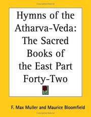 Front cover of Hymns of the Atharva-veda by Unknown