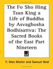 Front cover of The Fo Sho Hing Tsan King a Life of Buddha by Asvaghosha Bodhisattva by Unknown