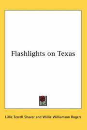 Cover of Flashlights on Texas by Lillie Terrell Shaver