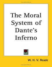 Cover of The Moral System of Dante's Inferno by W. H. V. Reade
