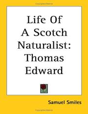 Front cover of Life of a Scotch naturalist by Samuel Smiles