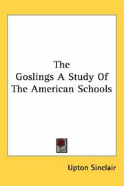 Cover of The goslings by Upton Sinclair
