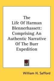 Front cover of The life of Harman Blennerhassett by William H. Safford