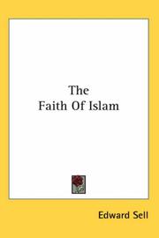 Cover of The Faith of Islam by Edward Sell