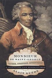 Front cover of Monsieur de Saint-George by Alain Guédé