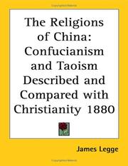 Cover of The religions of China by James Legge