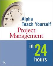 Cover of Alpha Teach Yourself Project Management in 24 Hours by Nancy Mingus