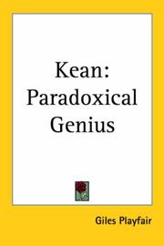 Cover of Kean by Playfair, Giles
