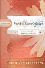 Front cover of Words of Encouragement by Susie Shellenberger