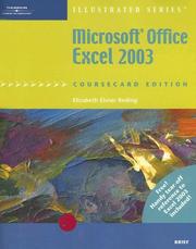 Front cover of Microsoft Office Excel 2003, Illustrated Brief, CourseCard Edition by Elizabeth Eisner Reding
