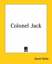 Cover of Colonel Jack by Daniel Defoe