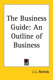 Cover of The business guide by J. L. Nichols