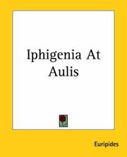 Cover of Iphigenia at Aulis by Euripides