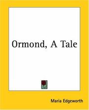 Cover of Ormond by Maria Edgeworth