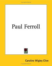 Cover of Paul Ferroll by Caroline Clive