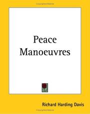 Cover of Peace Manoeuvres by Richard Harding Davis