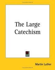 Cover of The Large Catechism by Martin Luther