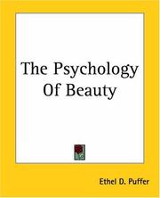 Cover of The Psychology of Beauty by Ethel Puffer Howes