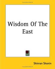 Front cover of Wisdom Of The East by Shinran Shonin