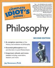 Cover of The complete idiot's guide to philosophy by Jay Stevenson