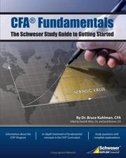 Cover of CFA Fundamentals by Bruce Kuhlman