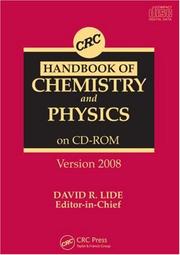 Cover of Handbook of Chemistry and Physics on CD-ROM, Version 2008 by David R. Lide