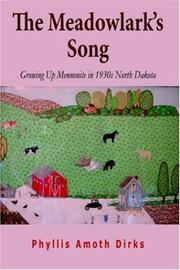 Cover of The meadowlark's song by Phyllis Amoth Dirks