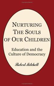 Front cover of NURTURING THE SOULS OF OUR CHILDREN by ROBERT MITCHELL