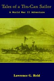 Front cover of Tales of a Tin-Can Sailor by Lawrence G. Reid
