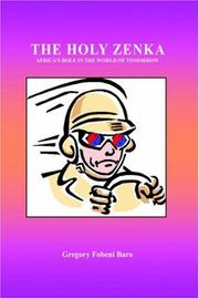 Front cover of THE HOLY ZENKA by Gregory Fobeni Baro