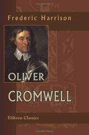 Cover of Oliver Cromwell by Frederic Harrison
