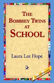 Front cover of The Bobbsey Twins at School by Laura Lee Hope