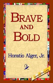 Cover of Brave and Bold by Horatio Alger, Jr.