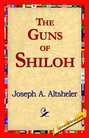 Front cover of The Guns of Shiloh by Joseph A. Altsheler