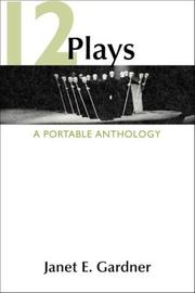 Cover of 12 plays by Janet E. Gardner