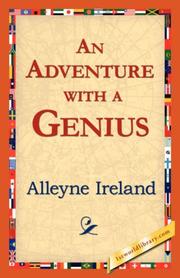 Front cover of An Adventure with a Genius by Alleyne Ireland