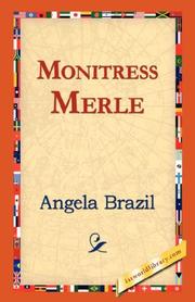 Cover of Monitress Merle by Angela Brazil