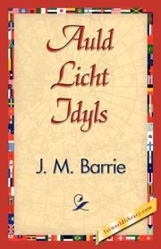 Cover of Auld Licht Idyls by J. M. Barrie