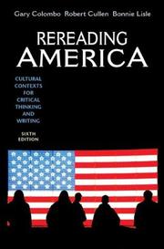 Cover of Rereading America by Gary Colombo