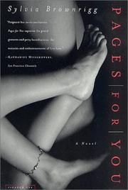 Cover of Pages for You by Sylvia Brownrigg