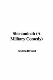 Cover of Shenandoah by Bronson Howard