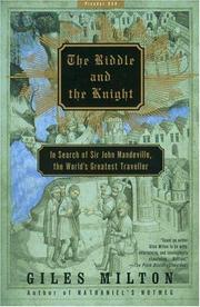 Front cover of The riddle and the knight by Giles Milton