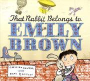 Front cover of That Rabbit Belongs to Emily Brown by Cressida Cowell
