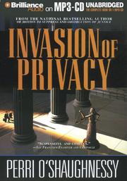 Front cover of Invasion of Privacy (Nina Reilly) by Perri O'Shaughnessy