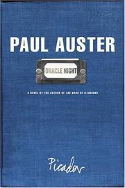 Cover of Oracle Night by Paul Auster