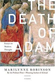 Front cover of The Death of Adam by Marilynne Robinson