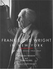 Front cover of Frank Lloyd Wright in New York by Jane King Hession