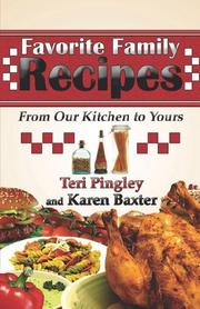 Front cover of Favorite Family Recipes by Teri Pingley